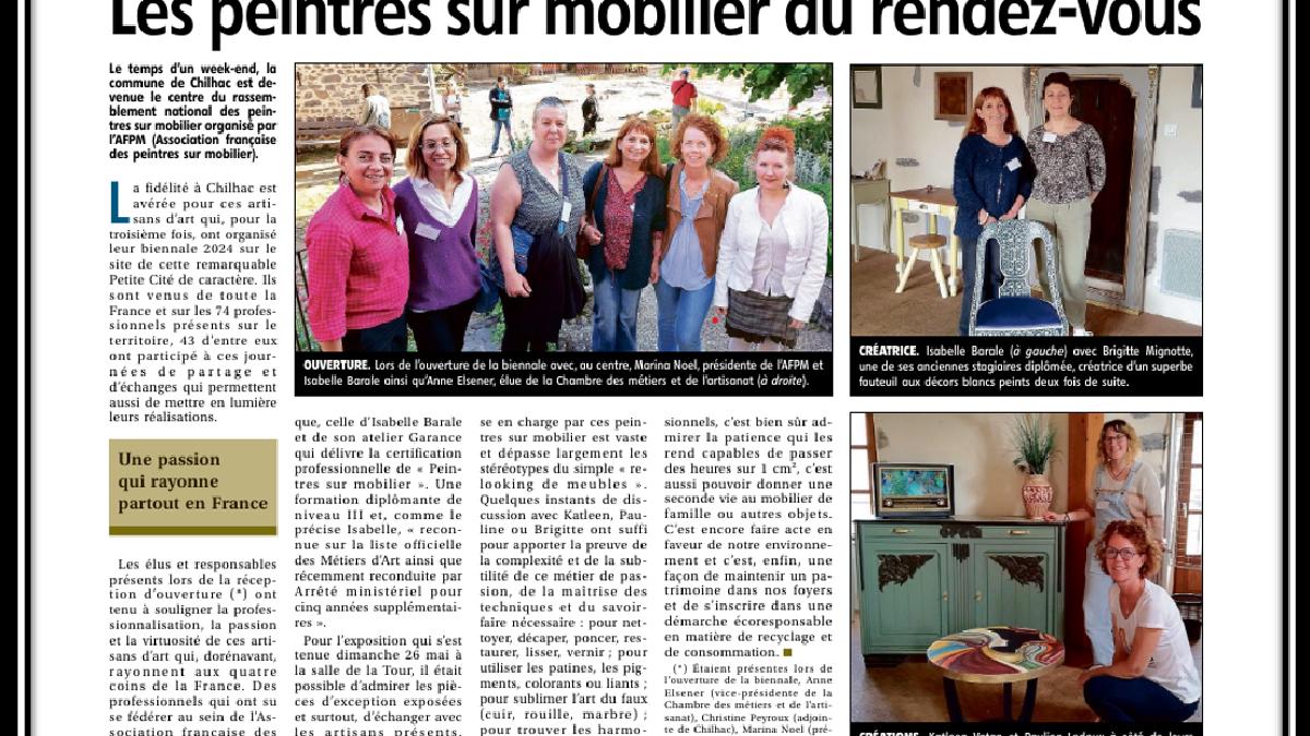 Biennale des Peintres sur mobilier-2024